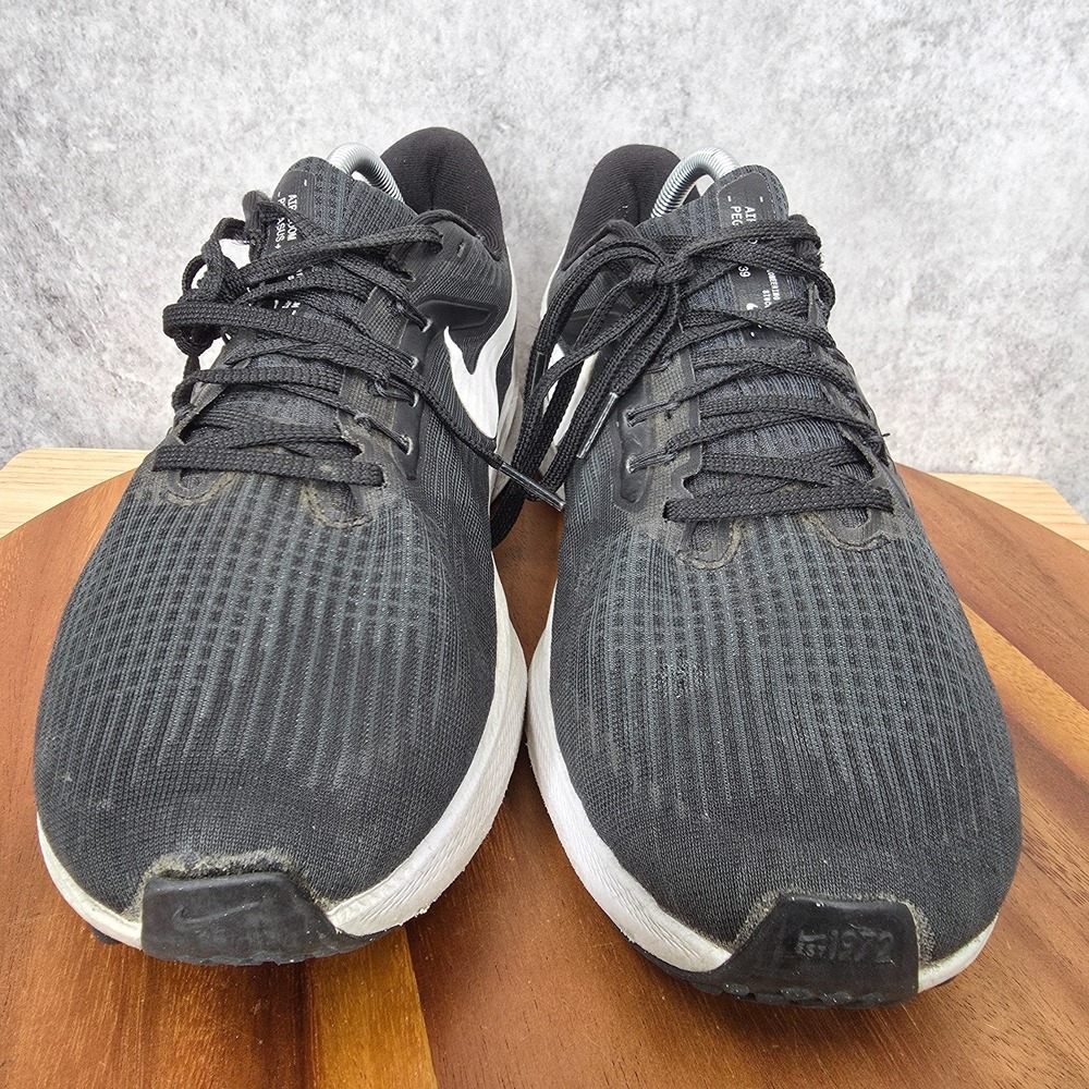 Nike Air Zoom Pegasus 39 Running Shoes Mens 10 Black White DH4071-001 - Picture 3 of 12